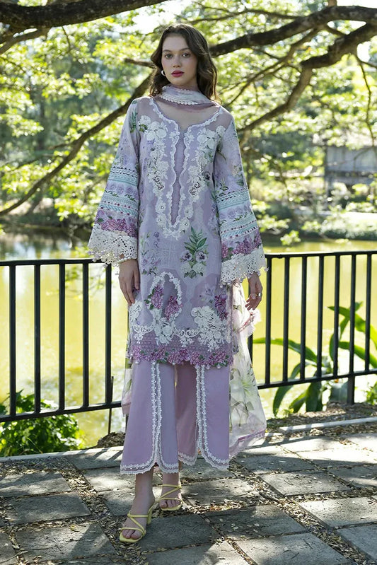 Picture of Elaf - Signature Florals Whispers Collection - ESA-8A JULIETTE - Unstitched - Available at Raja Sahib
