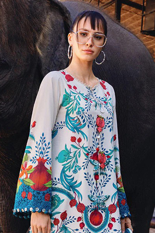 Picture of Maria B - Safari Scape M Prints Summer Collection - Design-12A - Unstitched - Available at Raja Sahib