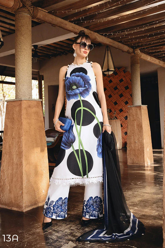 Maria B - Safari Scape M Prints Summer Collection - Design-13A - Unstitched