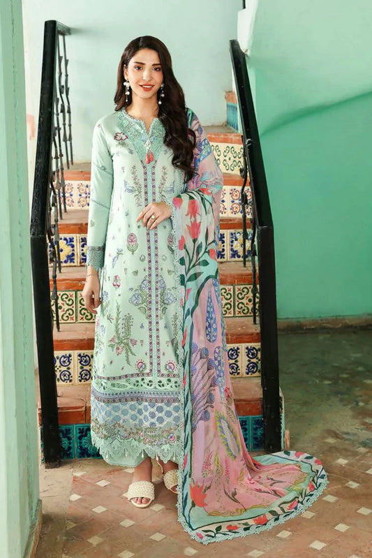 Picture of Roheenaz - Summer Reverie Luxury Lawn Collection - 12-Rosaline - Unstitched - Available at Raja Sahib