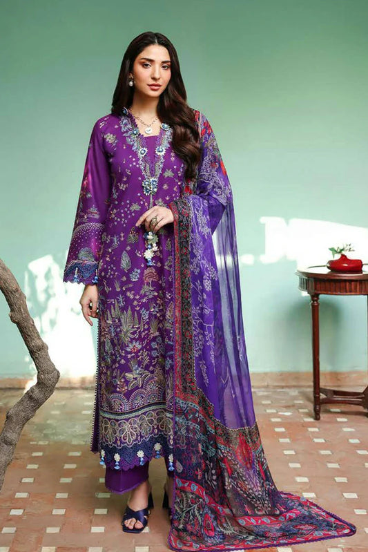 Picture of Roheenaz - Summer Reverie Luxury Lawn Collection - 04-Aurelia - Unstitched - Available at Raja Sahib