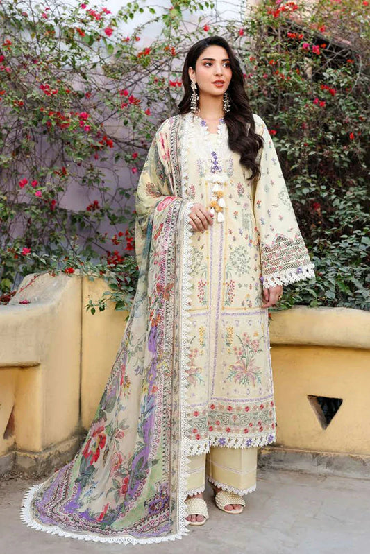 Picture of Roheenaz - Summer Reverie Luxury Lawn Collection - 09-Isolde - Unstitched - Available at Raja Sahib