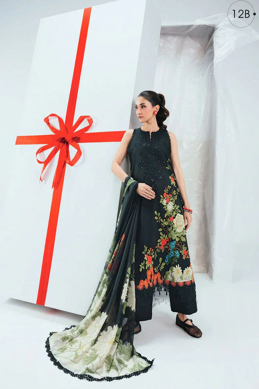 Picture of Maria B - M Basics Spring Summer Edition Vol 1 - Design-12B - Unstitched - Available at Raja Sahib