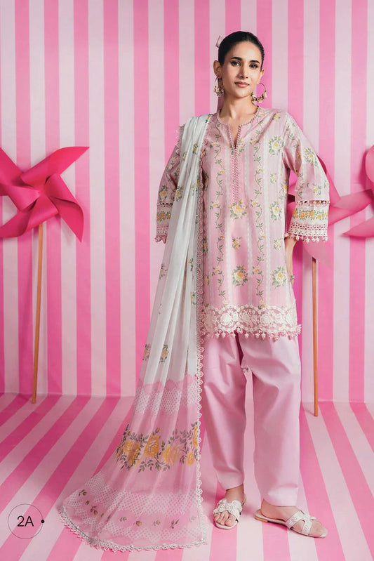 Picture of Maria B - M Basics Spring Summer Edition Vol 1 - Design-2A - Unstitched - Available at Raja Sahib