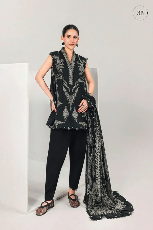 Picture of Maria B - M Basics Spring Summer Edition Vol 1 - Design-3B - Unstitched - Available at Raja Sahib