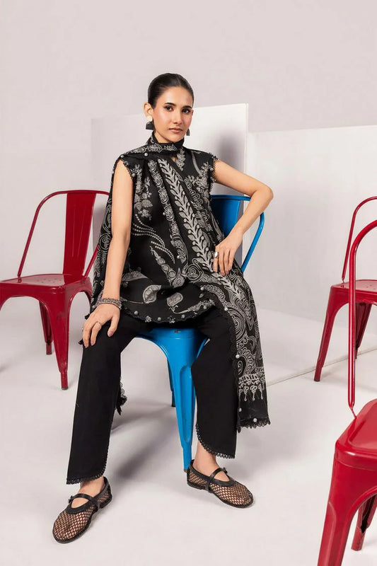 Picture of Maria B - M Basics Spring Summer Edition Vol 1 - Design-3B - Unstitched - Available at Raja Sahib