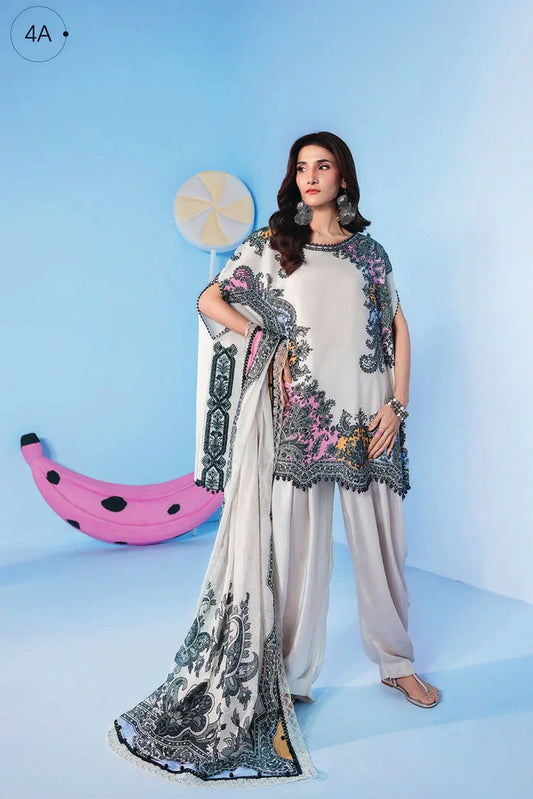 Picture of Maria B - M Basics Spring Summer Edition Vol 1 - Design-4A - Unstitched - Available at Raja Sahib