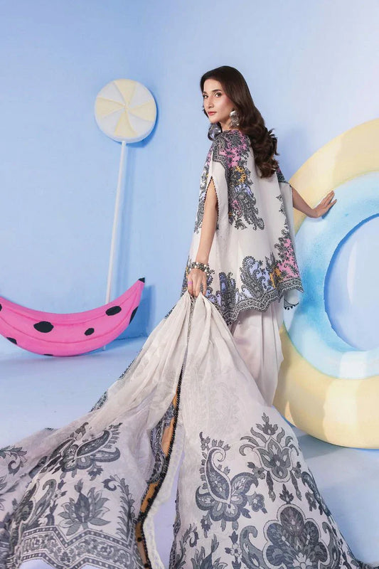 Picture of Maria B - M Basics Spring Summer Edition Vol 1 - Design-4A - Unstitched - Available at Raja Sahib