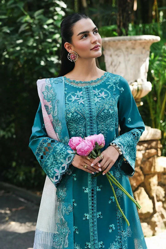 Picture of Qalamkar - Qline Lawn Drop 1 - RP-03 SAPPHIRE - Unstitched - Available at Raja Sahib