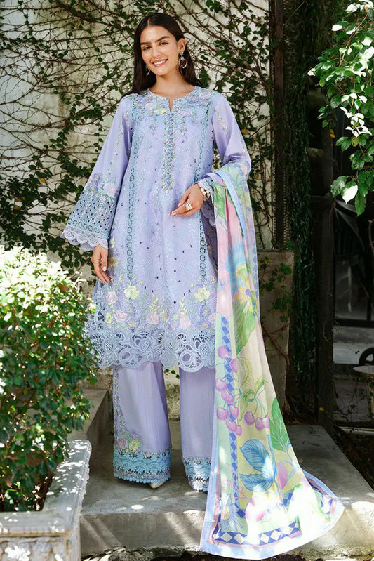 Picture of Mushq - A Moi Held by Love Luxury Lawn - 13U-Sweet Confession - Unstitched - Available at Raja Sahib