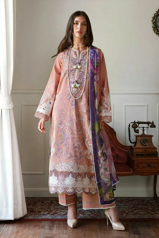 Picture of Mushq - A Moi Held by Love Luxury Lawn - 16U-Daisy Chain - Unstitched - Available at Raja Sahib