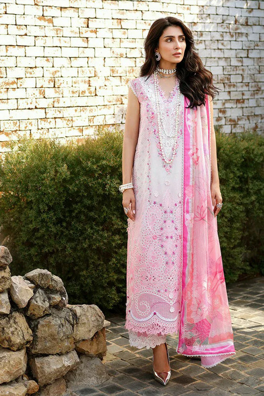 Mushq - A Moi Held by Love Luxury Lawn - 02U-Silent Dreamer - Unstitched