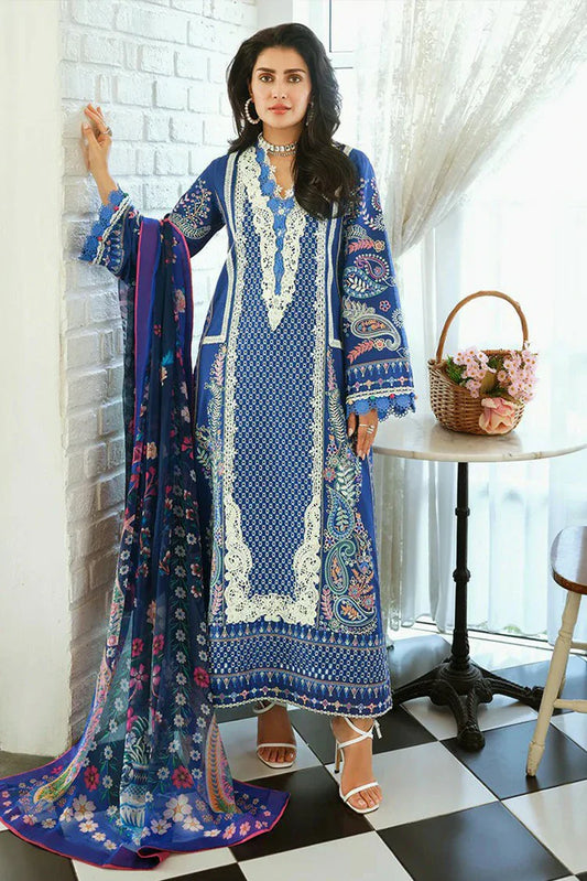 Mushq - A Moi Held by Love Luxury Lawn - 05U-Moonlit Dreams - Unstitched