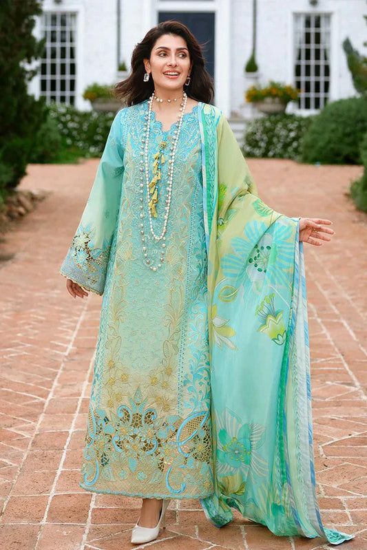 Picture of Mushq - A Moi Held by Love Luxury Lawn - 07U-Whispering Winds - Unstitched - Available at Raja Sahib