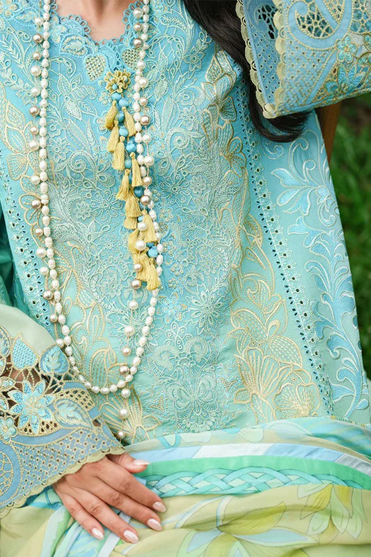 Picture of Mushq - A Moi Held by Love Luxury Lawn - 07U-Whispering Winds - Unstitched - Available at Raja Sahib