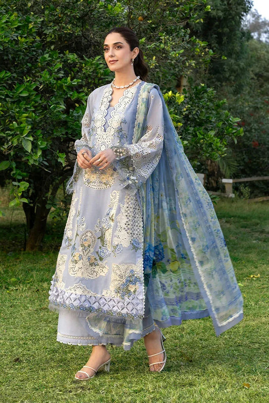 Elaf - Luxury Lawn - ELY-12 SKY BLISS - Unstitched