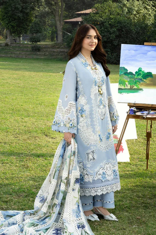 Elaf - Luxury Lawn - ELY-1B SERENITY - Unstitched