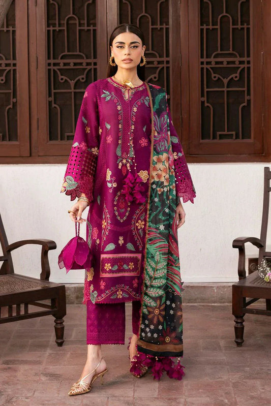 Jazmin - Shahkaar Luxury Lawn SS - SL26-D01 - Unstitched