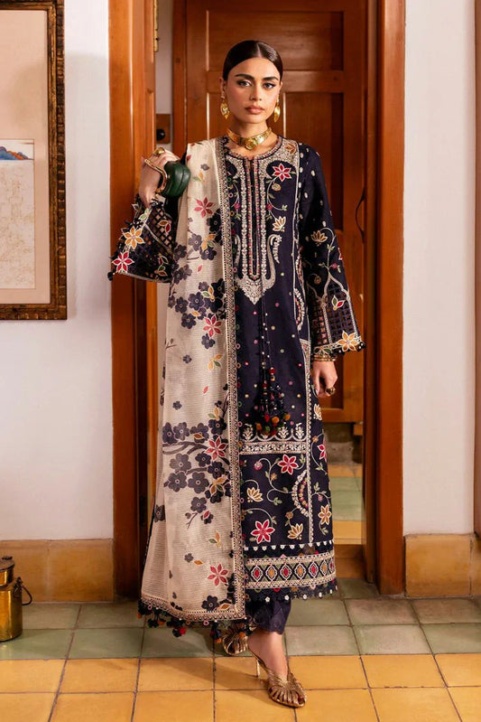 Picture of Jazmin - Shahkaar Luxury Lawn SS - SL26-D07 - Unstitched - Available at Raja Sahib