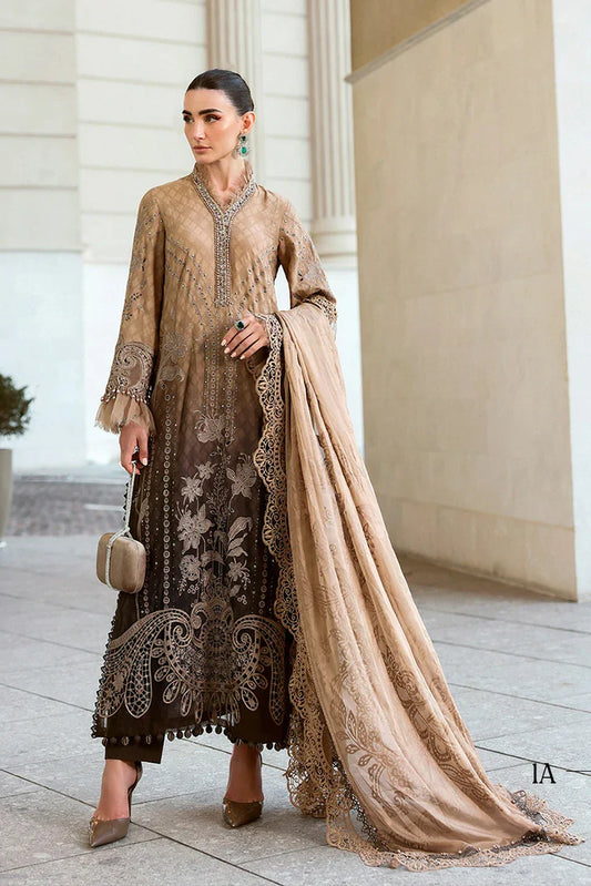 Picture of Maria B - Timeless Elegance Luxury Lawn - Design-1A - Unstitched - Available at Raja Sahib