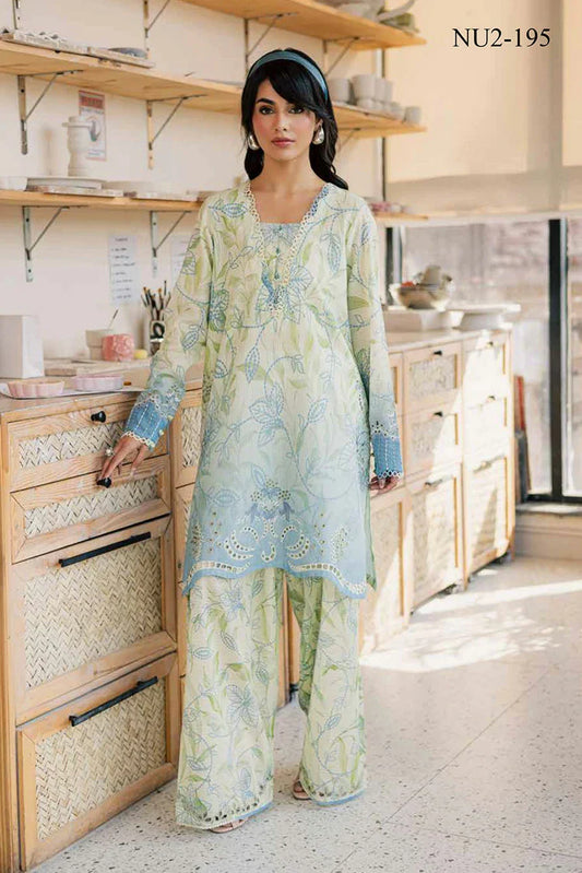 Picture of Nureh - Ballerina Embroidered Chikankari 2 Piece Collection Vol 1 - NU2-195 - Unstitched - Available at Raja Sahib