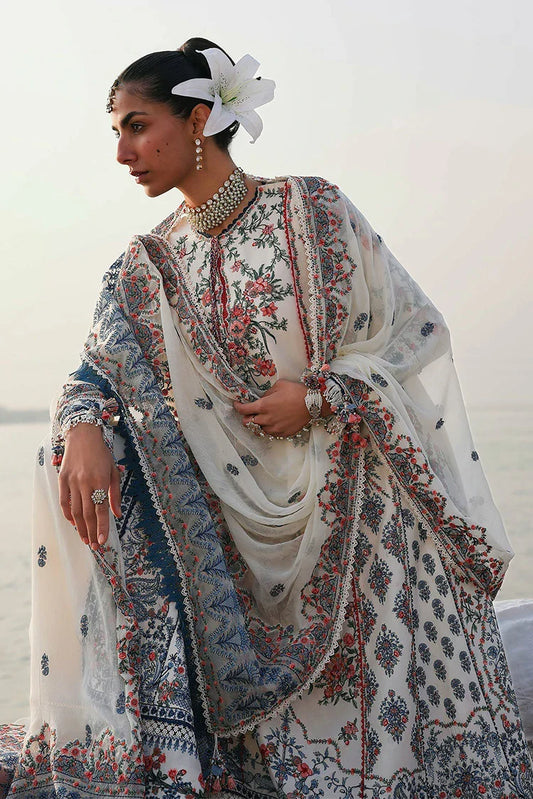 Picture of Hussain Rehar - Kala Bagh Luxury Lawn Eid Edit - D-17-Yuki - Unstitched - Available at Raja Sahib