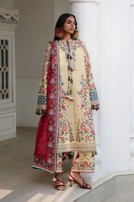 Picture of Hussain Rehar - Kala Bagh Luxury Lawn Eid Edit - D-1242-Zubdah - Unstitched - Available at Raja Sahib