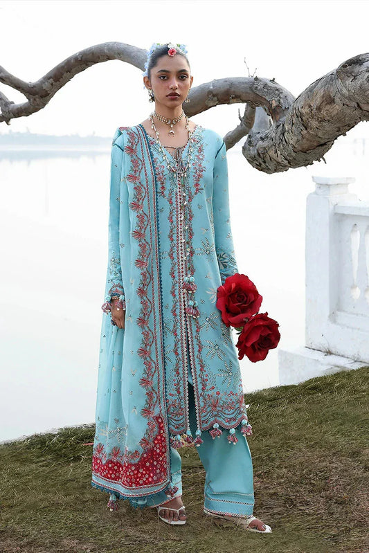 Picture of Hussain Rehar - Kala Bagh Luxury Lawn Eid Edit - D-82-Sepher - Unstitched - Available at Raja Sahib
