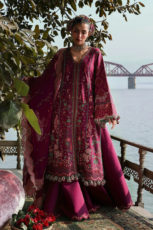 Picture of Hussain Rehar - Kala Bagh Luxury Lawn Eid Edit - D-83-Anjas - Unstitched - Available at Raja Sahib