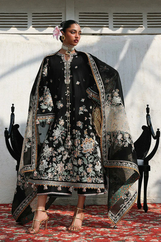 Picture of Hussain Rehar - Kala Bagh Luxury Lawn Eid Edit - D-89-Sable - Unstitched - Available at Raja Sahib
