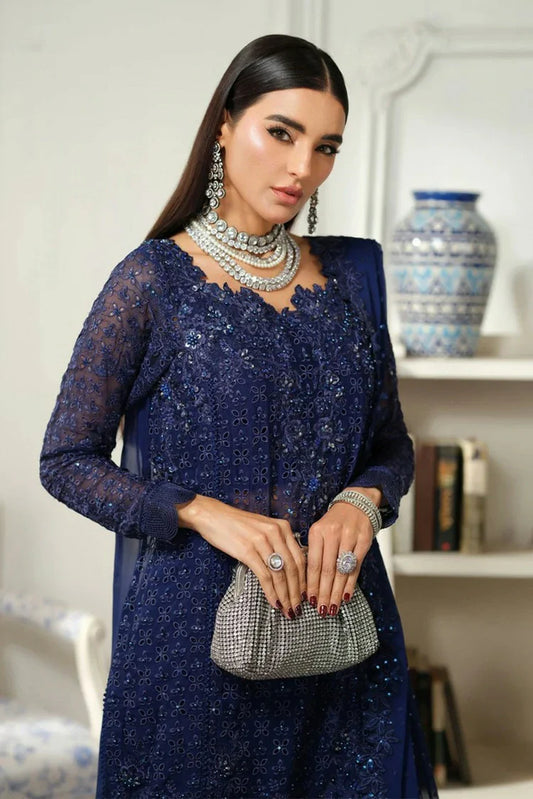 Picture of Maryam Hussain - Meer Embroidered Chiffon - 04-Vasal - Unstitched - Available at Raja Sahib