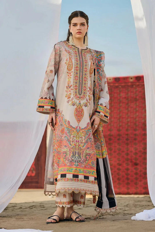 Picture of Charizma - Swissmiss Embroidered Swiss Voil Collection Vol 1 - CSM6-02 - Unstitched - Available at Raja Sahib