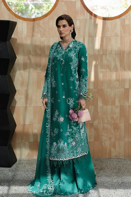 Qalamkar - Chikankari Eid Edit - CM-07 ROGUE - Unstitched