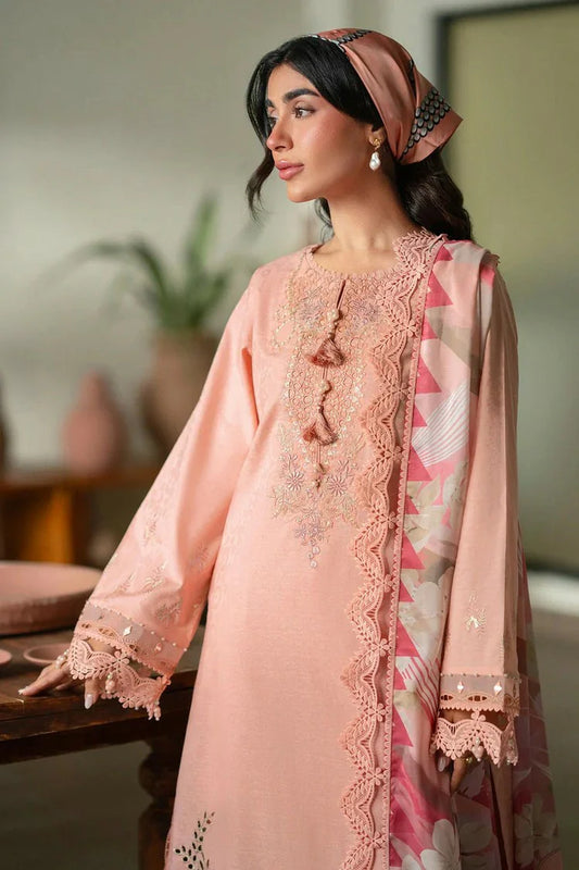 Picture of Nureh - Raha Embroidered Jacquard Lawn Collection Vol 1 - NE-235 - Unstitched - Available at Raja Sahib