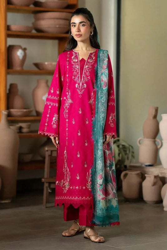 Picture of Nureh - Raha Embroidered Jacquard Lawn Collection Vol 1 - NE-236 - Unstitched - Available at Raja Sahib