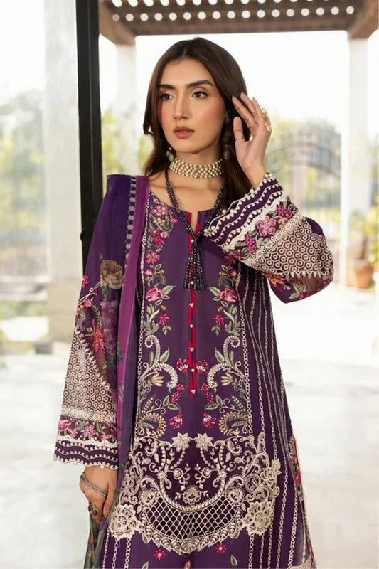 Picture of Gulmina - Dil Kash Luxury Lawn - 07-AIMA - Unstitched - Available at Raja Sahib