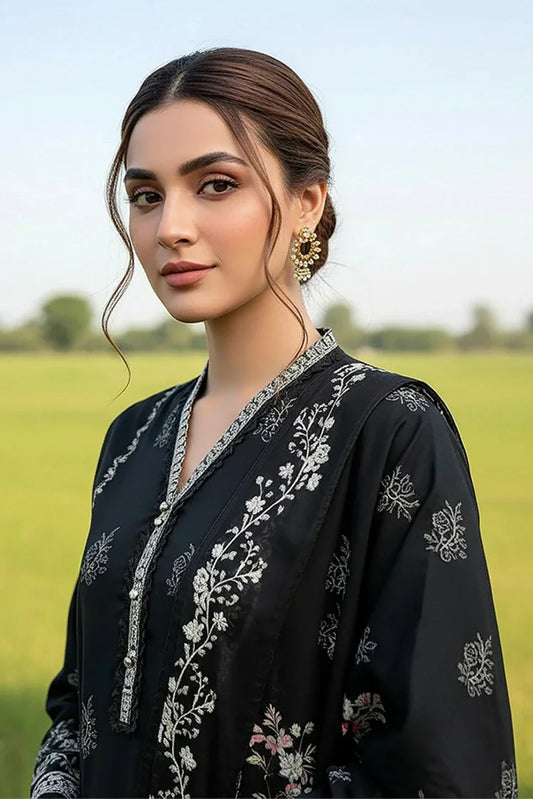 Lakhany - Komal Embroidered Printed Lawn Collection - LG-MM-0933 - Unstitched