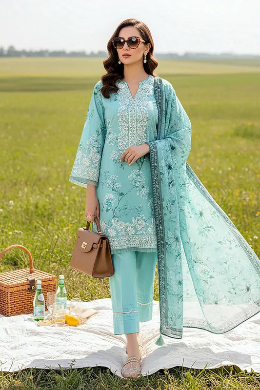 Lakhany - Komal Embroidered Printed Lawn Collection - LG-MM-0934 - Unstitched