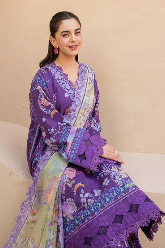 Picture of Roheenaz - Summer in Bloom Printed Vol 3 - 8B-Poppy Petals - Unstitched - Available at Raja Sahib
