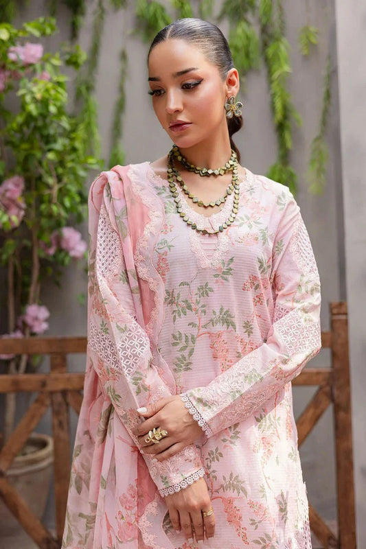 Picture of Nureh - Bloom Embroidered and Printed Lawn Collection Vol 1 - BL-08 - Unstitched - Available at Raja Sahib