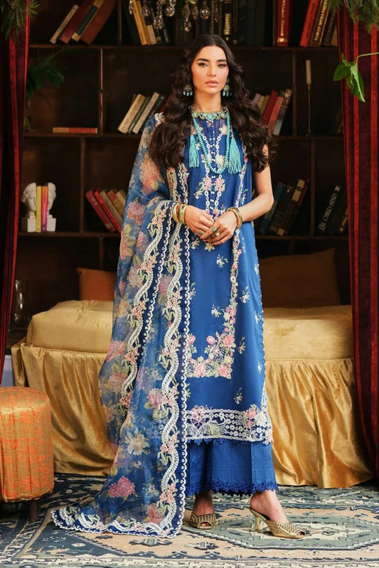 Picture of Maryam Hussain - A Floral Tale Lawn - L26-03-Skye - Unstitched - Available at Raja Sahib