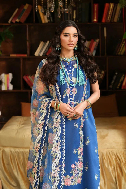 Picture of Maryam Hussain - A Floral Tale Lawn - L26-03-Skye - Unstitched - Available at Raja Sahib