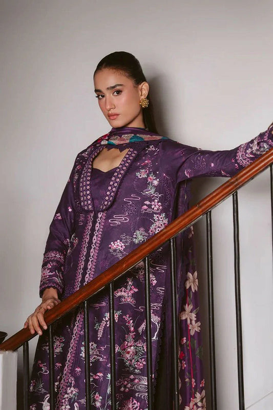 Picture of Ayzel - Serein Eid Kari - ISALUNE-1172 - Unstitched - Available at Raja Sahib