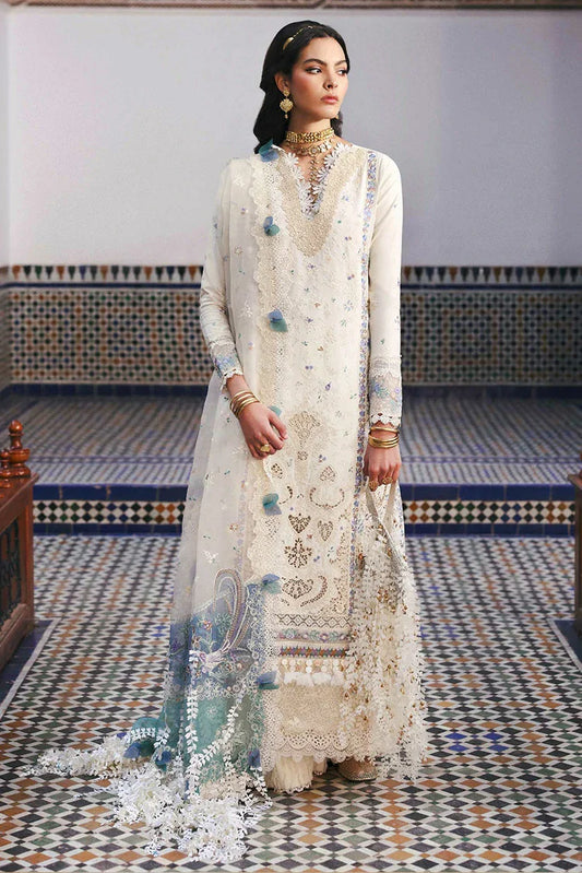 Picture of Republic Womenswear - Reine Luxury Eid Lawn - SL1-26-D4B-Nola - Unstitched - Available at Raja Sahib