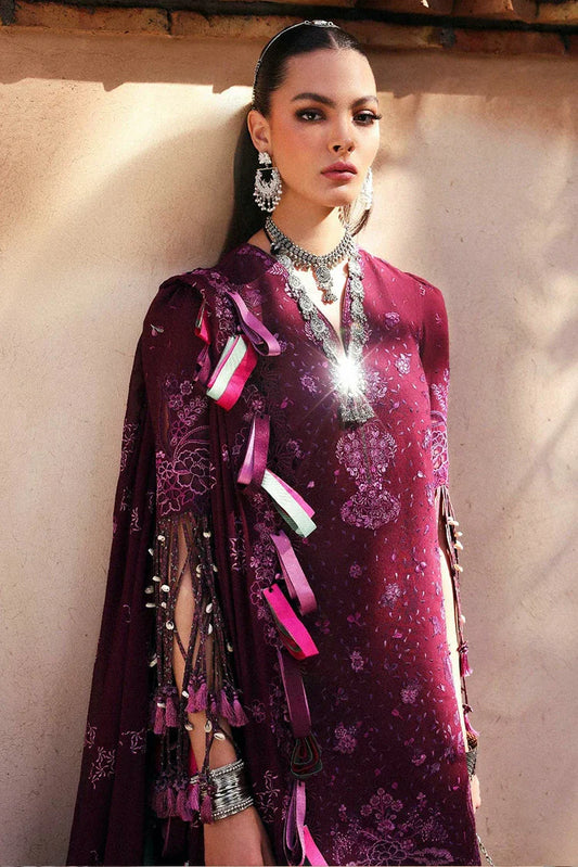 Picture of Republic Womenswear - Reine Luxury Eid Lawn - SL1-26-D6B-Icie - Unstitched - Available at Raja Sahib