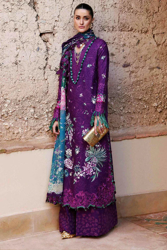 Republic Womenswear - Reine Luxury Eid Lawn - SL1-26-D8B-Nia - Unstitched