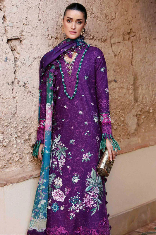 Picture of Republic Womenswear - Reine Luxury Eid Lawn - SL1-26-D8B-Nia - Unstitched - Available at Raja Sahib