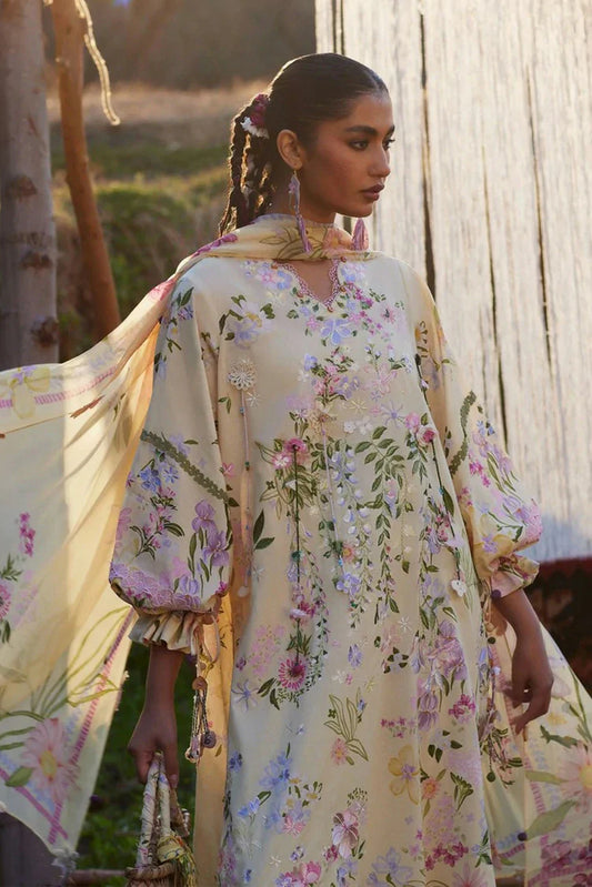 Zaha - Meili Festive Lawn - JI? (?) (ZL26-12 B) - Unstitched