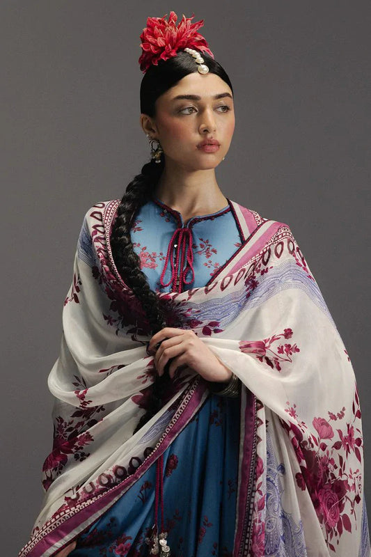 Picture of Zara Shahjahan - Anarkali Lawn - D-2 FALAK ARA - Unstitched - Available at Raja Sahib