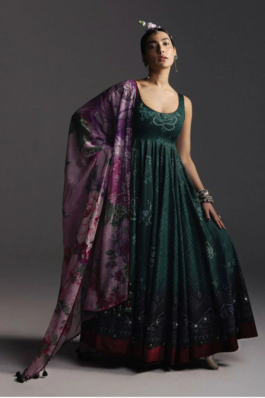 Picture of Zara Shahjahan - Anarkali Lawn - D-4 NAYAB - Unstitched - Available at Raja Sahib